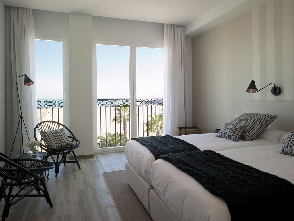 Hotel La Balandret in Valencia met uitzicht op zee